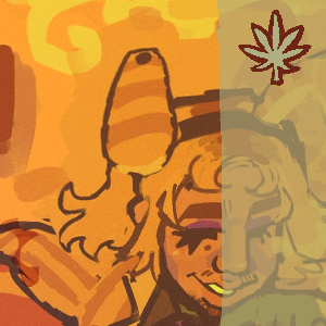 Image. Weed content warning.